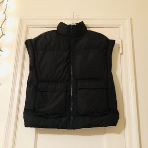 Oversized Quilted Synthetic Down Vest